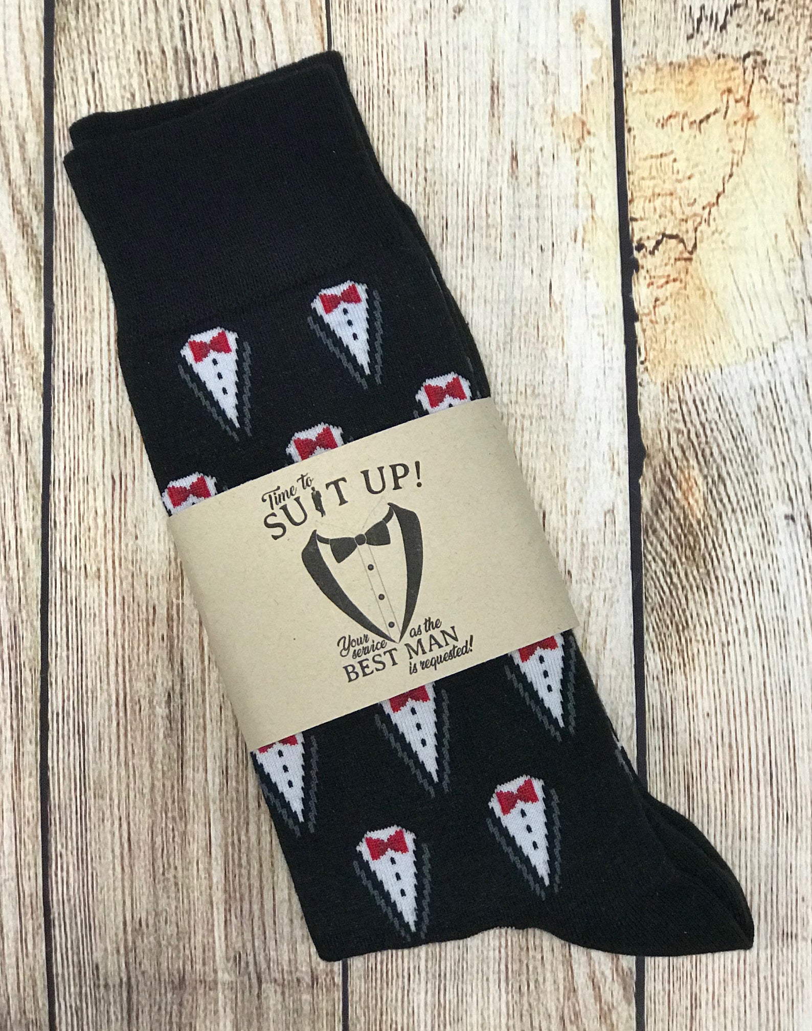 Suit Up Socks by Designs by Daffy