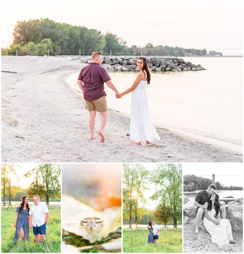 Engagement session at Maumee Bay State Park